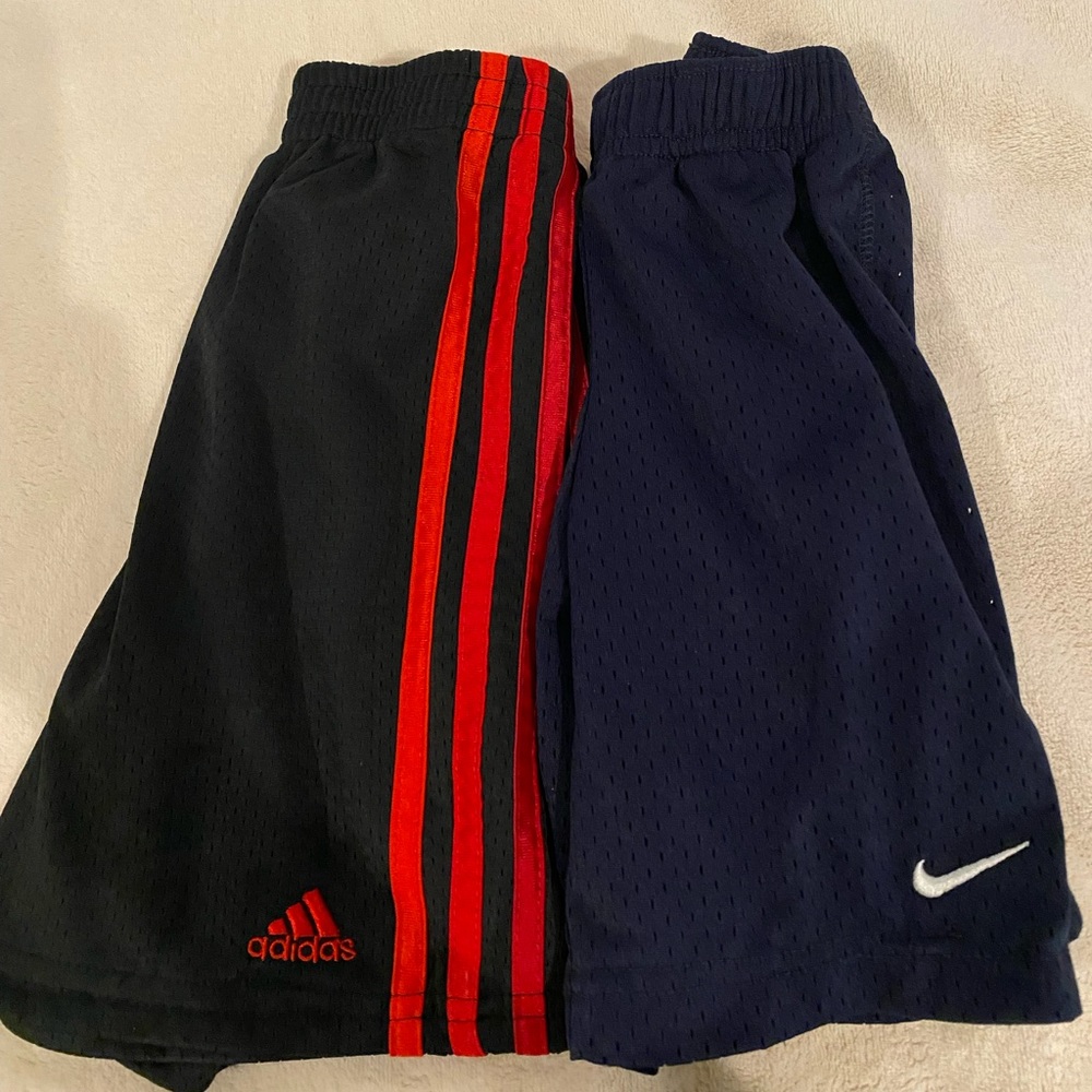 3 pairs of 4T boys short bundle (Adidas/Nike